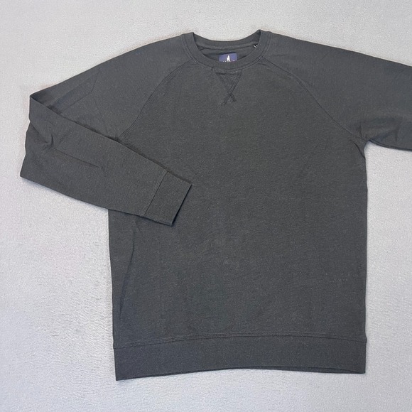 Johnnie-O Freeman Crewneck‎ Sweatshirt Men's Size Sm Pullover Black Modal Golf
